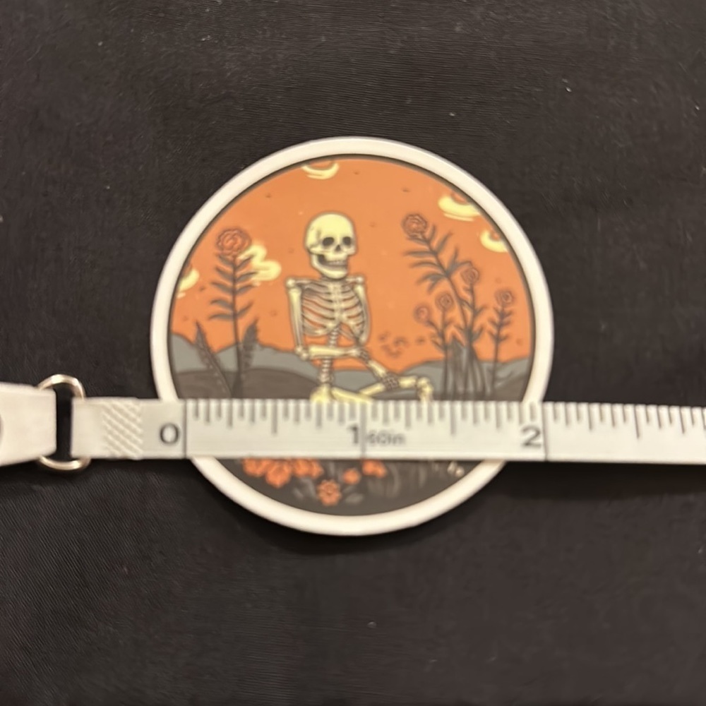 Floral skull stickers/decals. - Picture 5 of 6